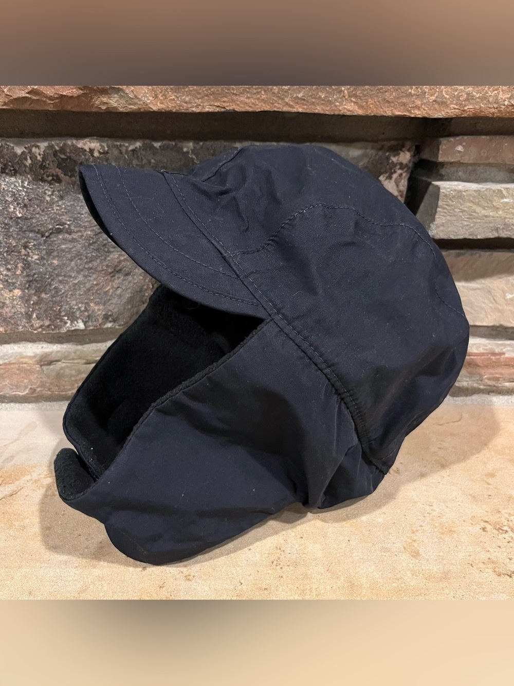 Columbia Omni-Tech Trapper Black Insulated Winter Cap with Ear Flaps